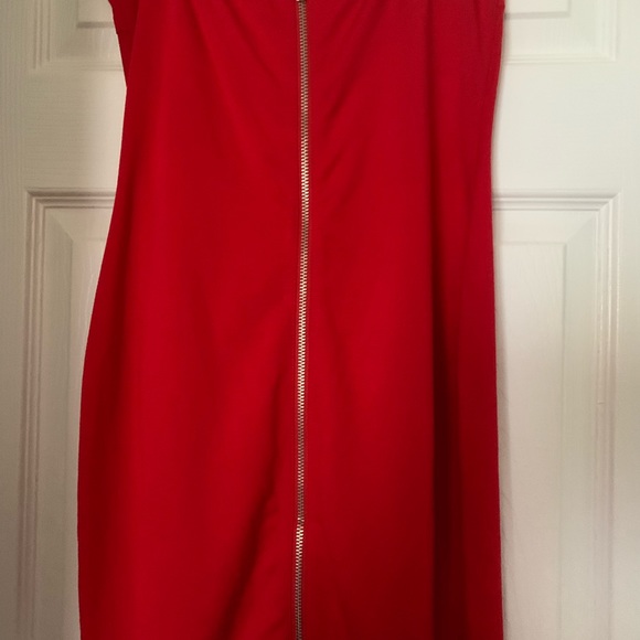 BLQ MKT Zipper Front TUBE DRESS - Picture 2 of 3